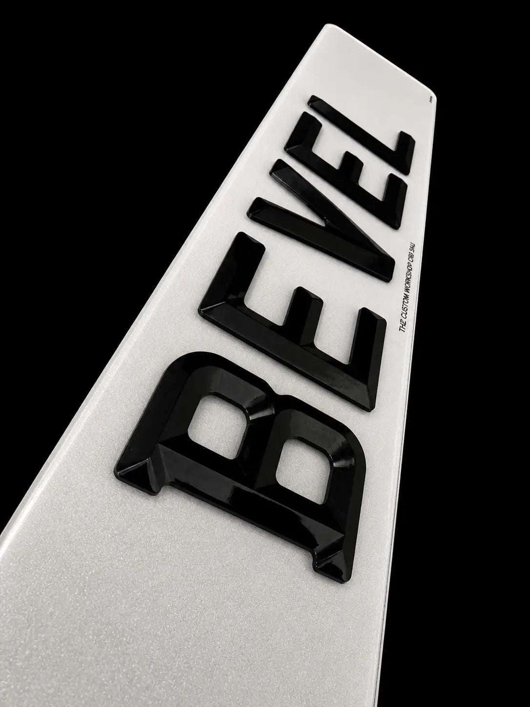 4D Retro Number Plates Set - THZ CUSTOM WORKSHOP
