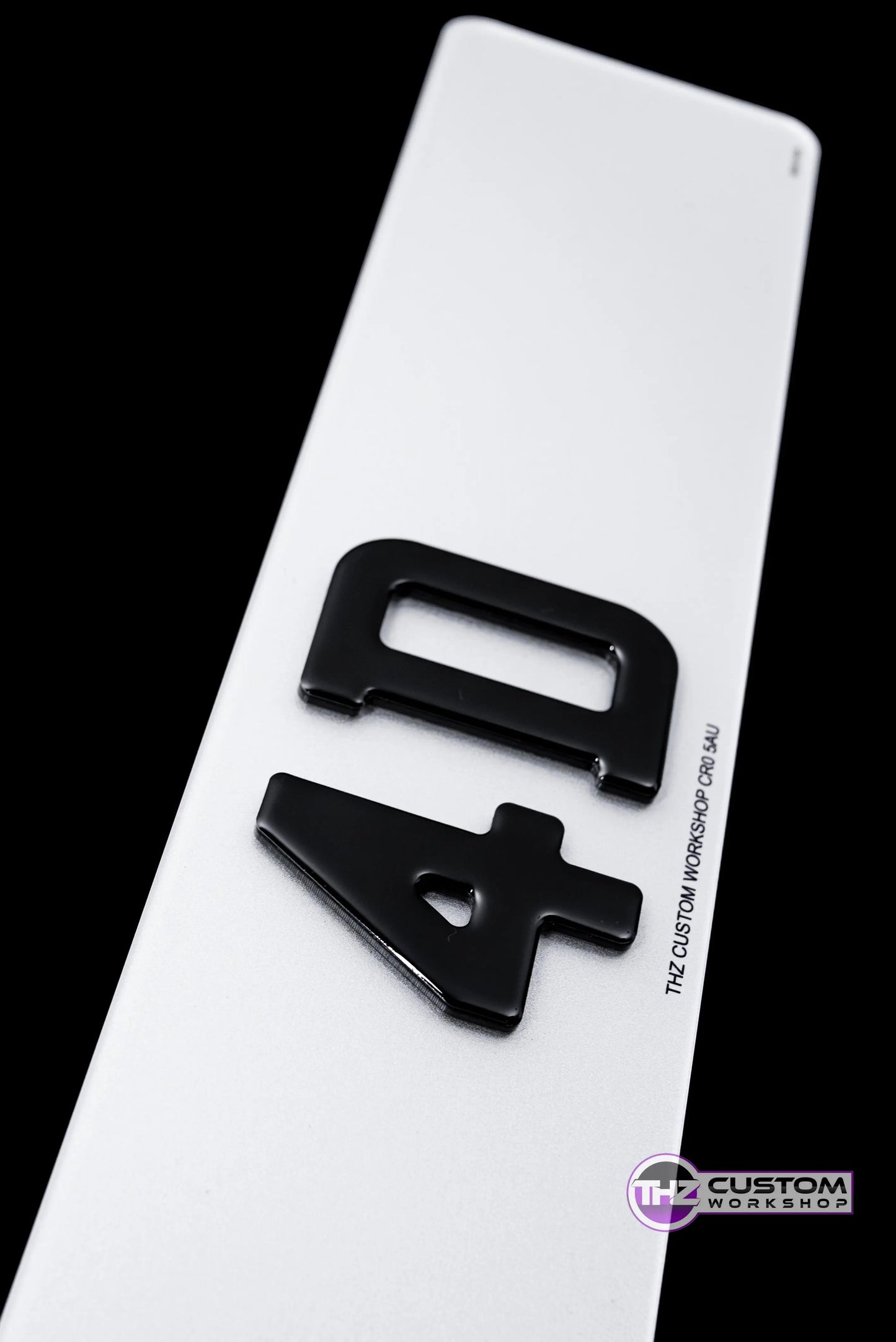 4D Gel Number Plates