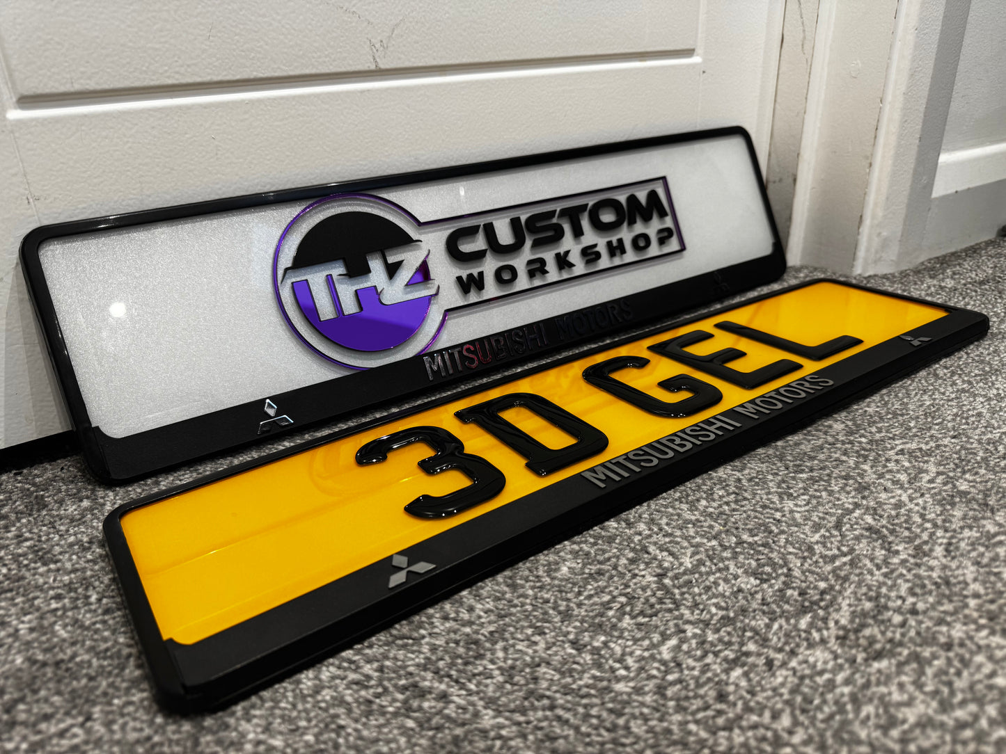 Mitsubishi 3D Plate Holder Set