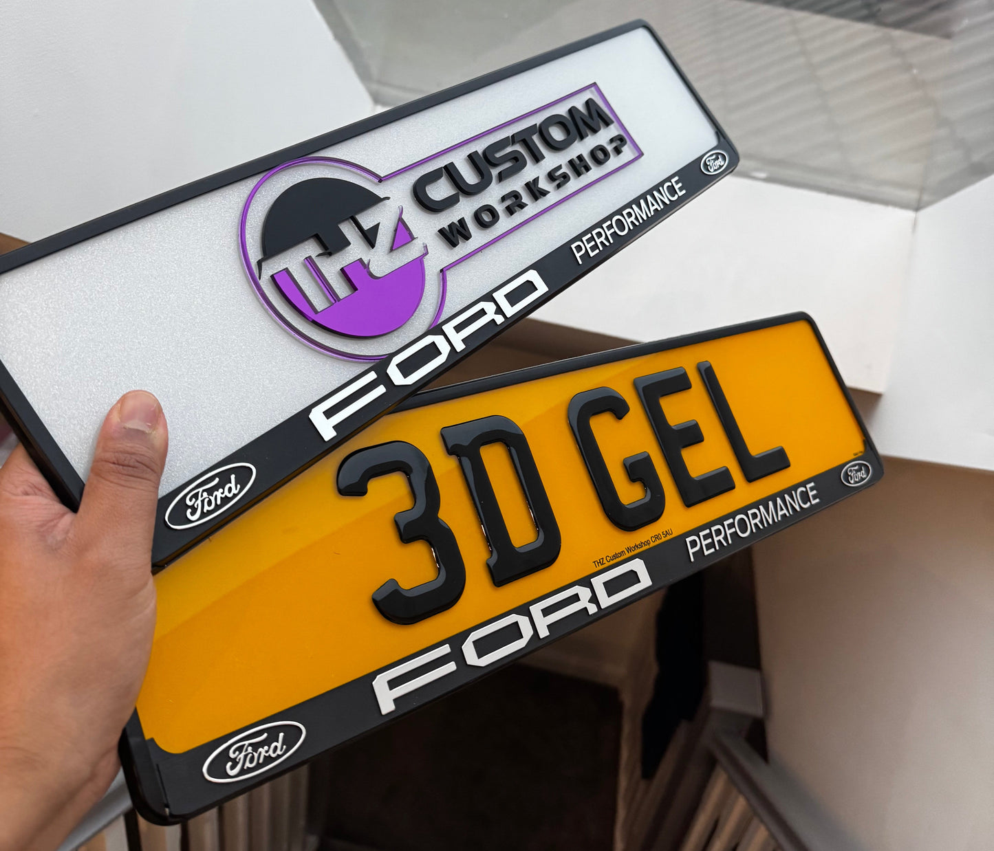 Ford Performance 3D Plate Holder Set