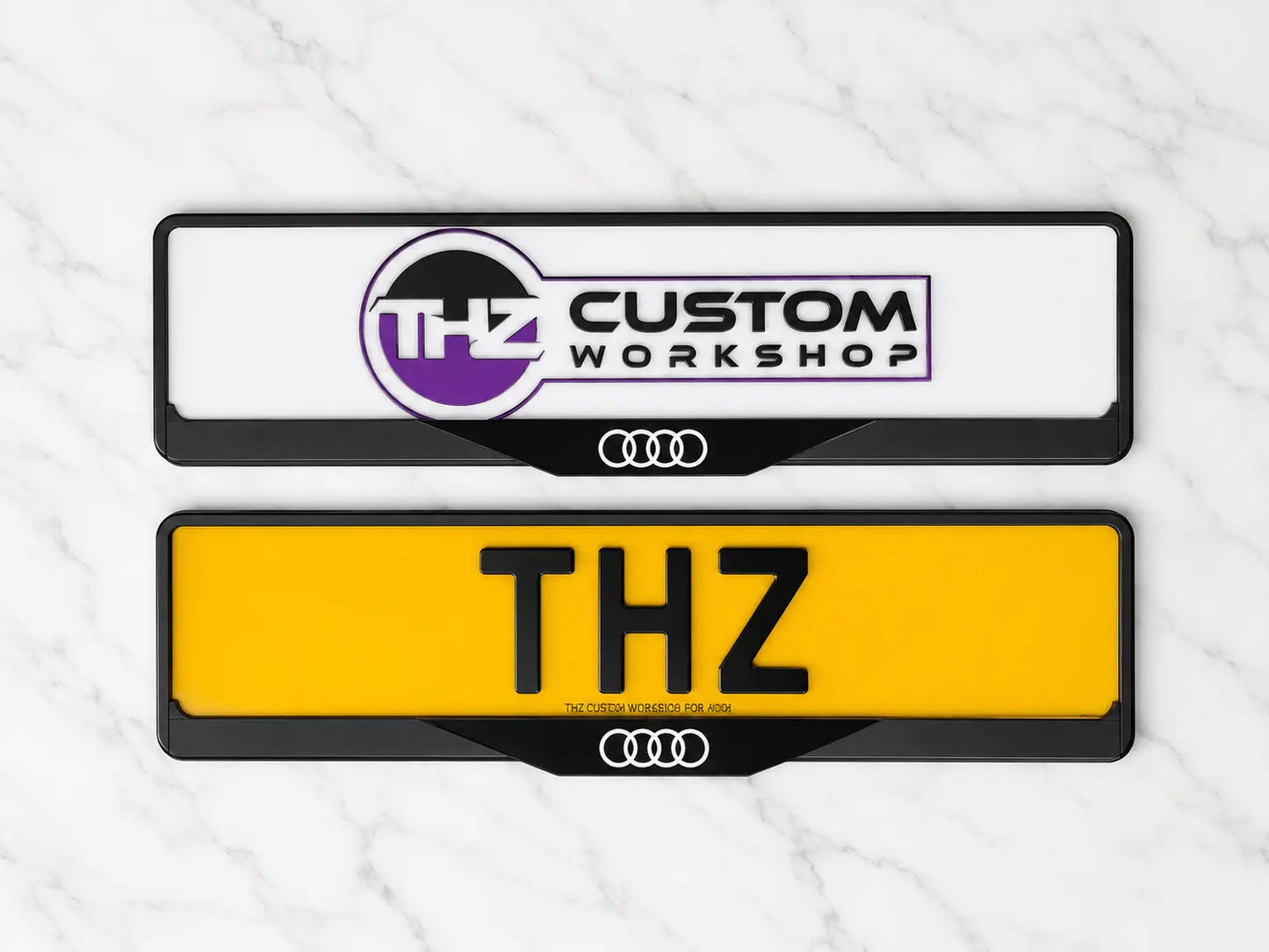 Audi Premium Plate Holder Set