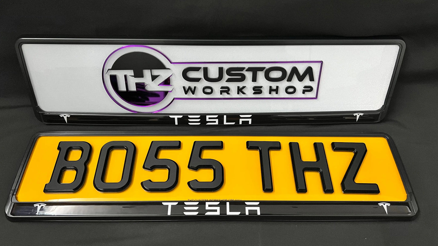 Tesla Plate Holder Set THZ CUSTOM WORKSHOP