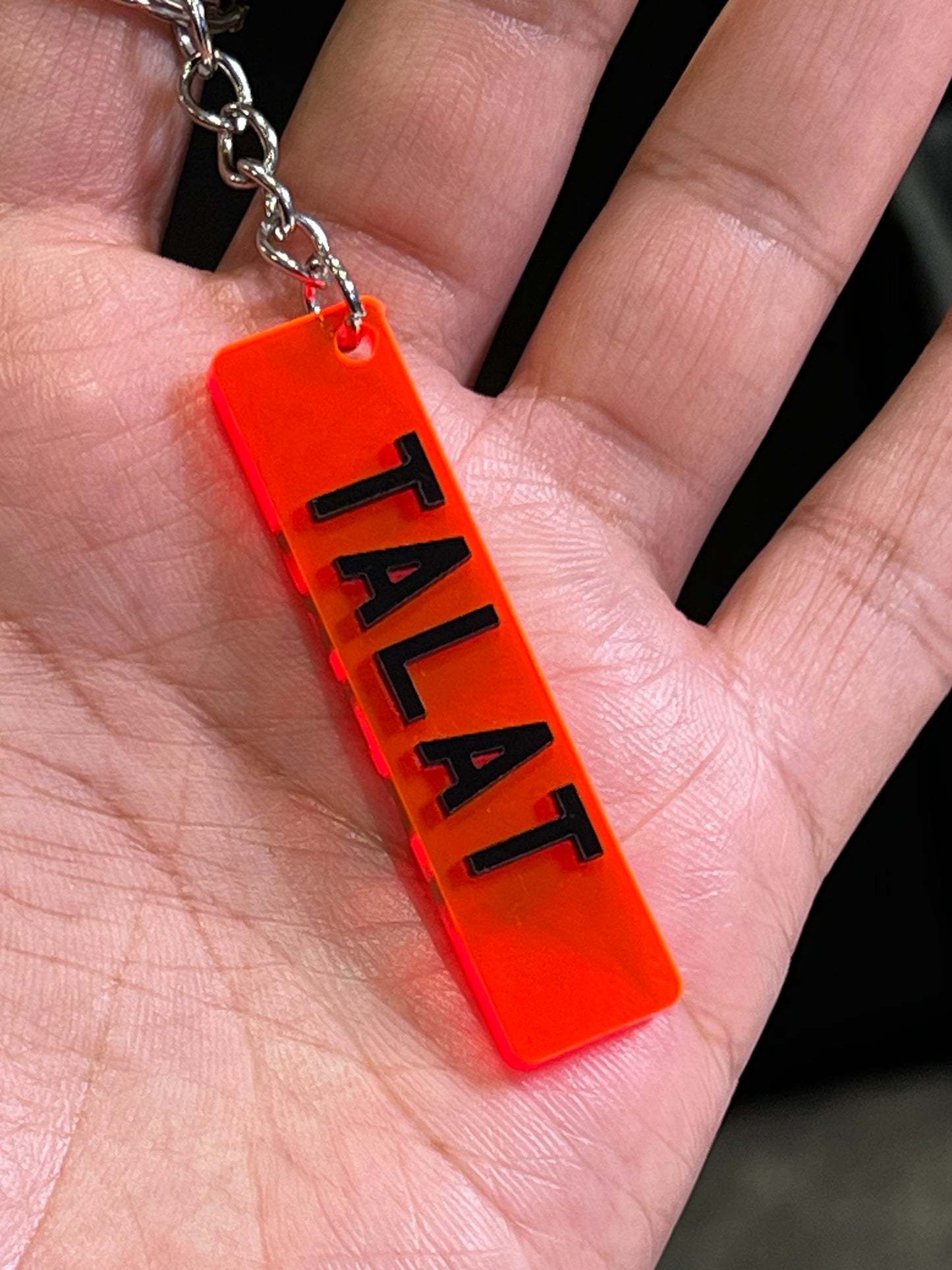 4D Number Plate Keyrings