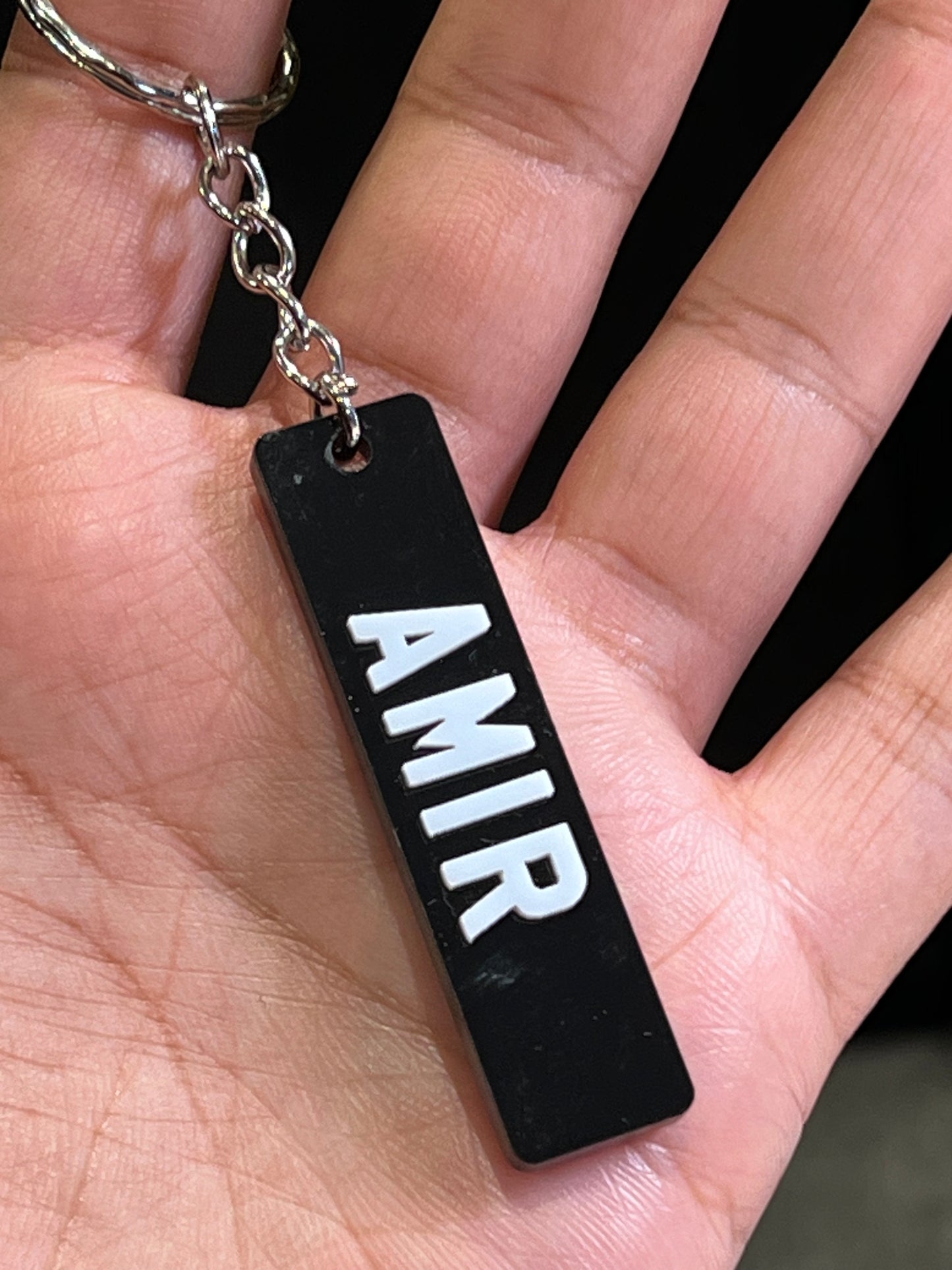 4D Number Plate Keyrings