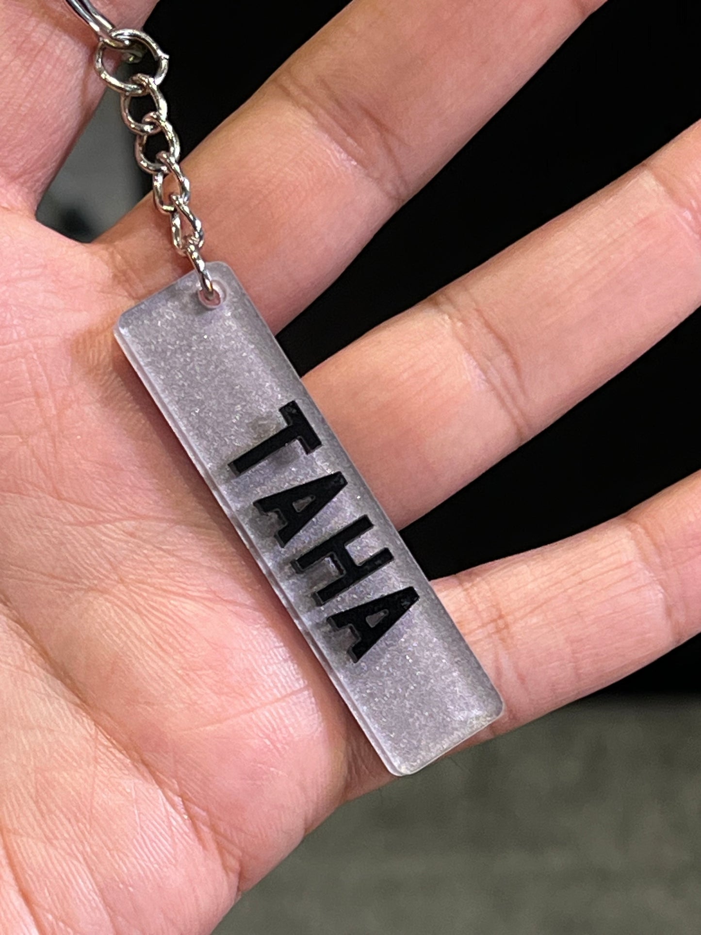 4D Number Plate Keyrings