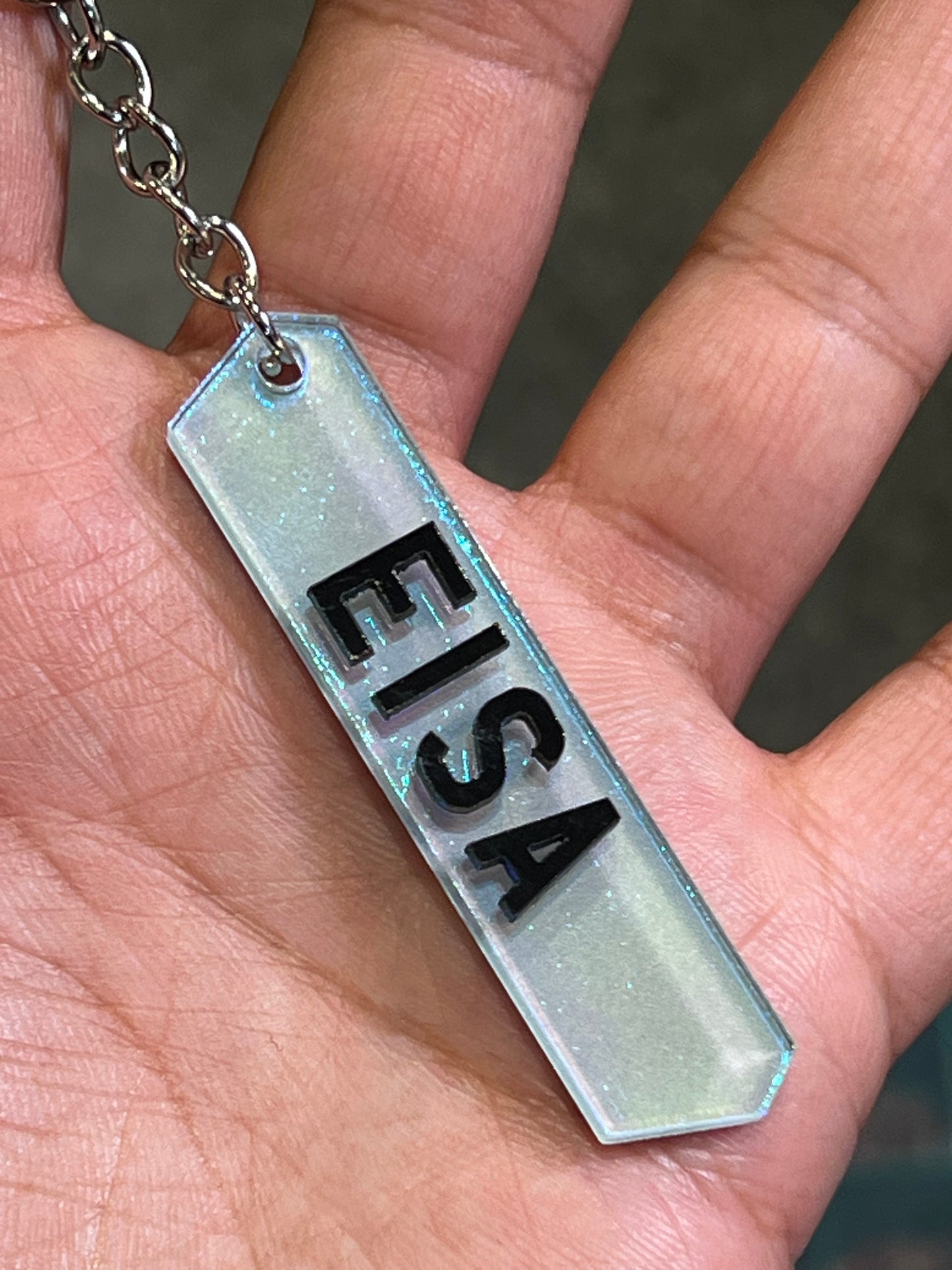 4D Number Plate Keyrings