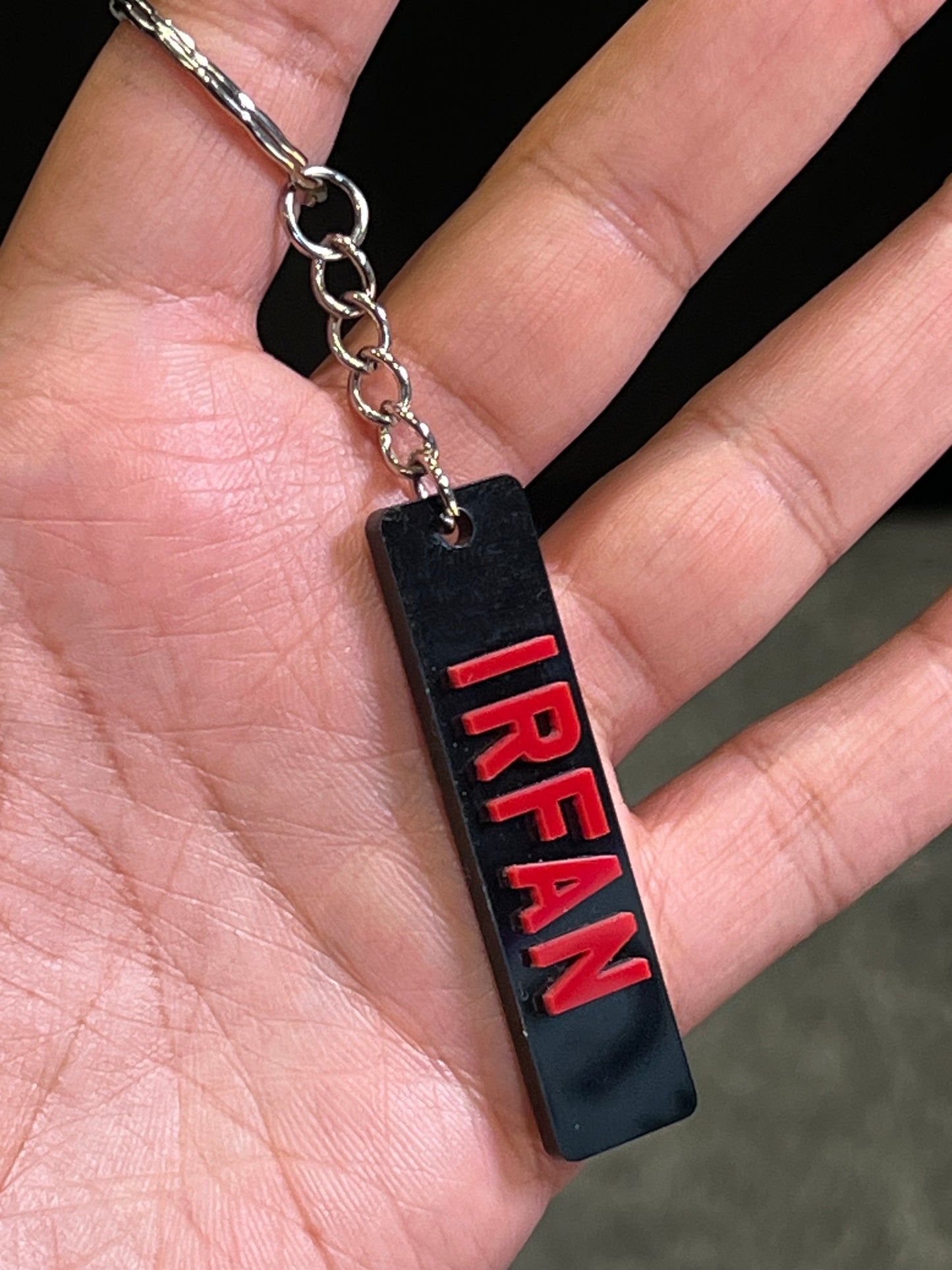 4D Number Plate Keyrings