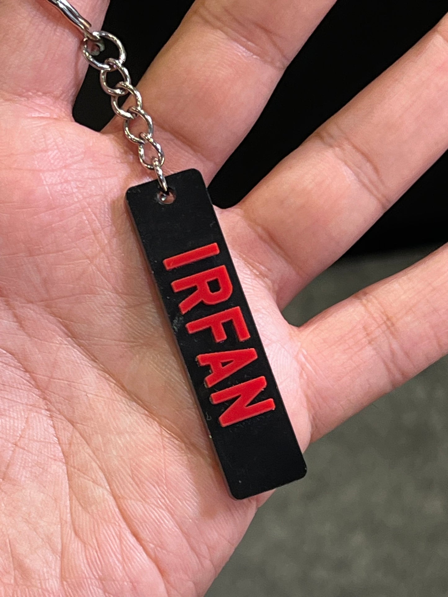 4D Number Plate Keyrings
