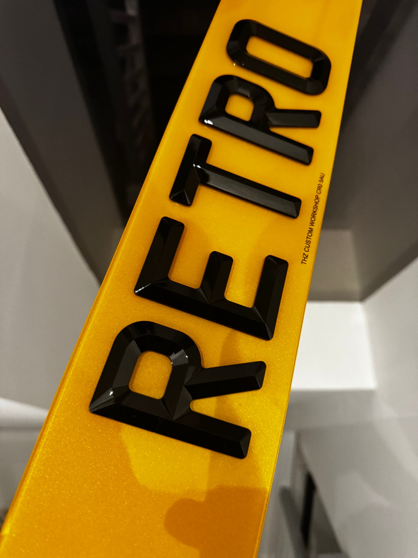 4D Bevel Number Plates Set