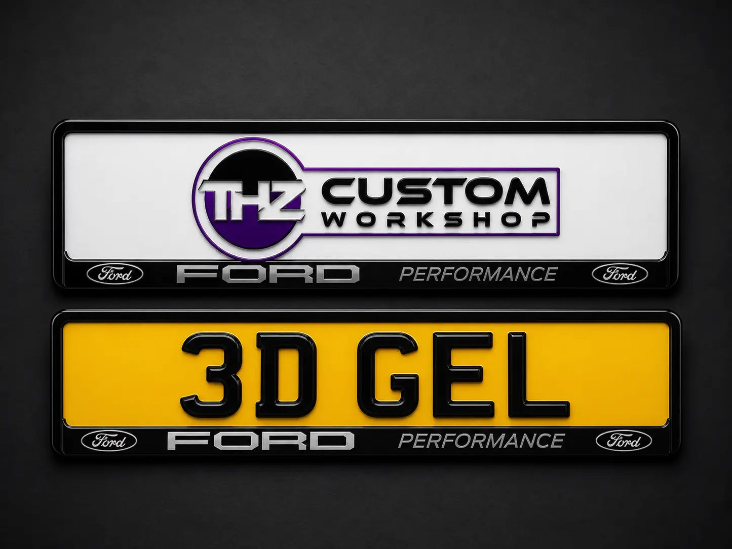 Ford Performance 3D Plate Holder Set