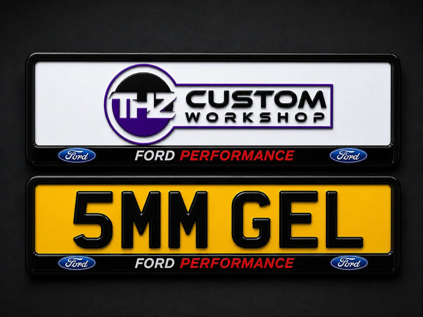 Ford Performance Plate Holder Set