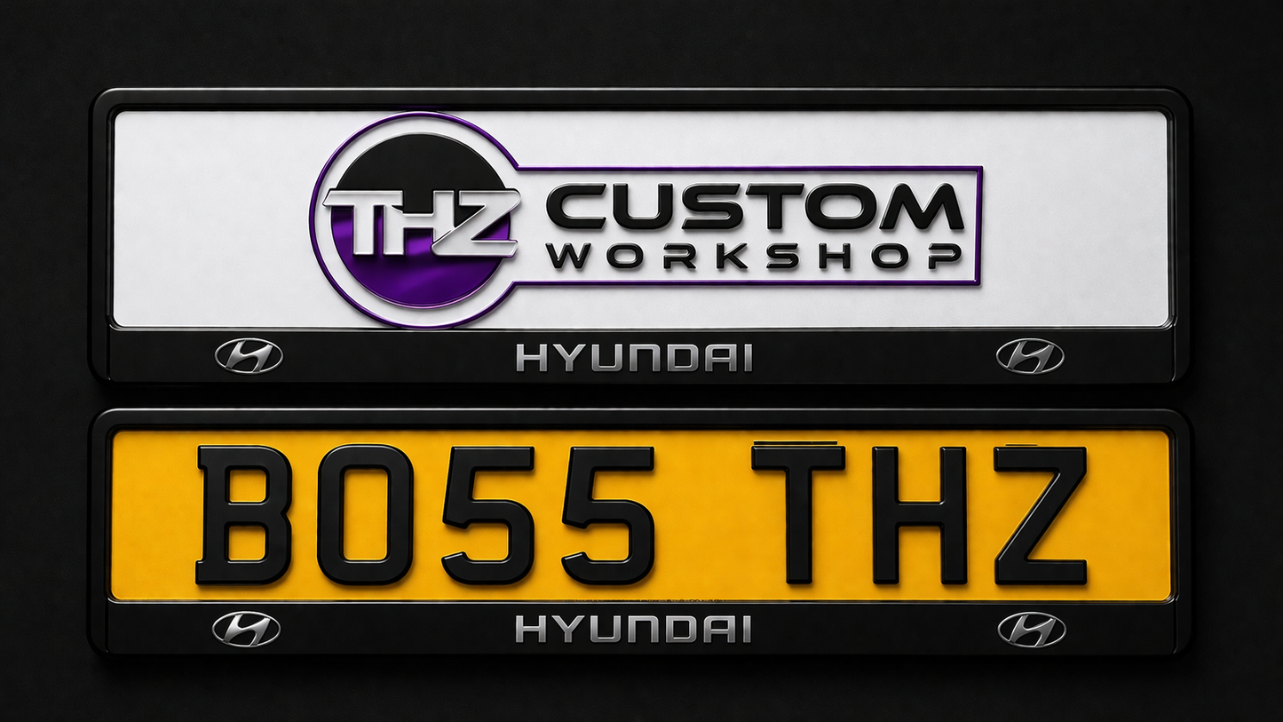 Hyundai 3D Plate Holder Set