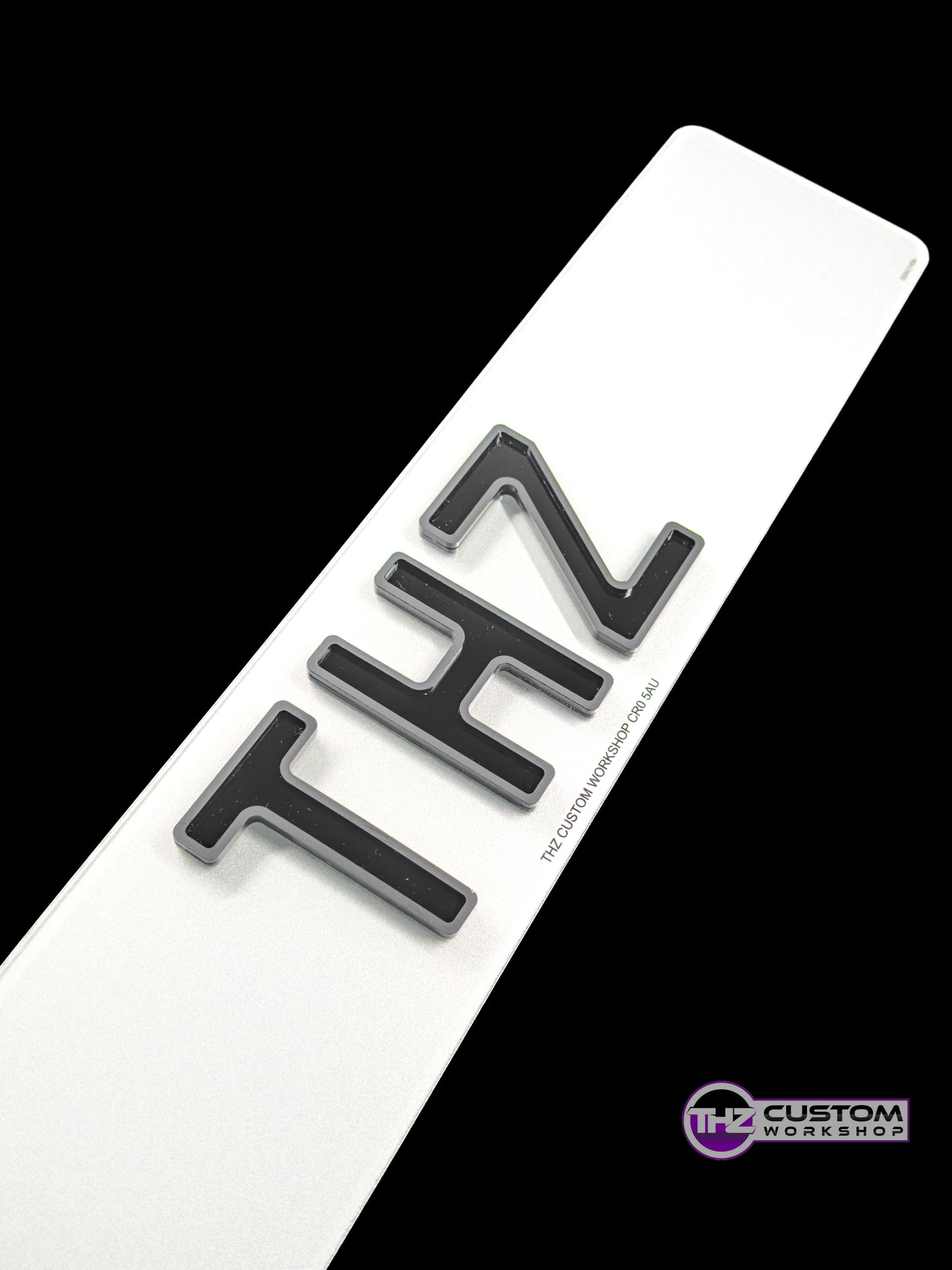4D Shadow X Number Plates Set