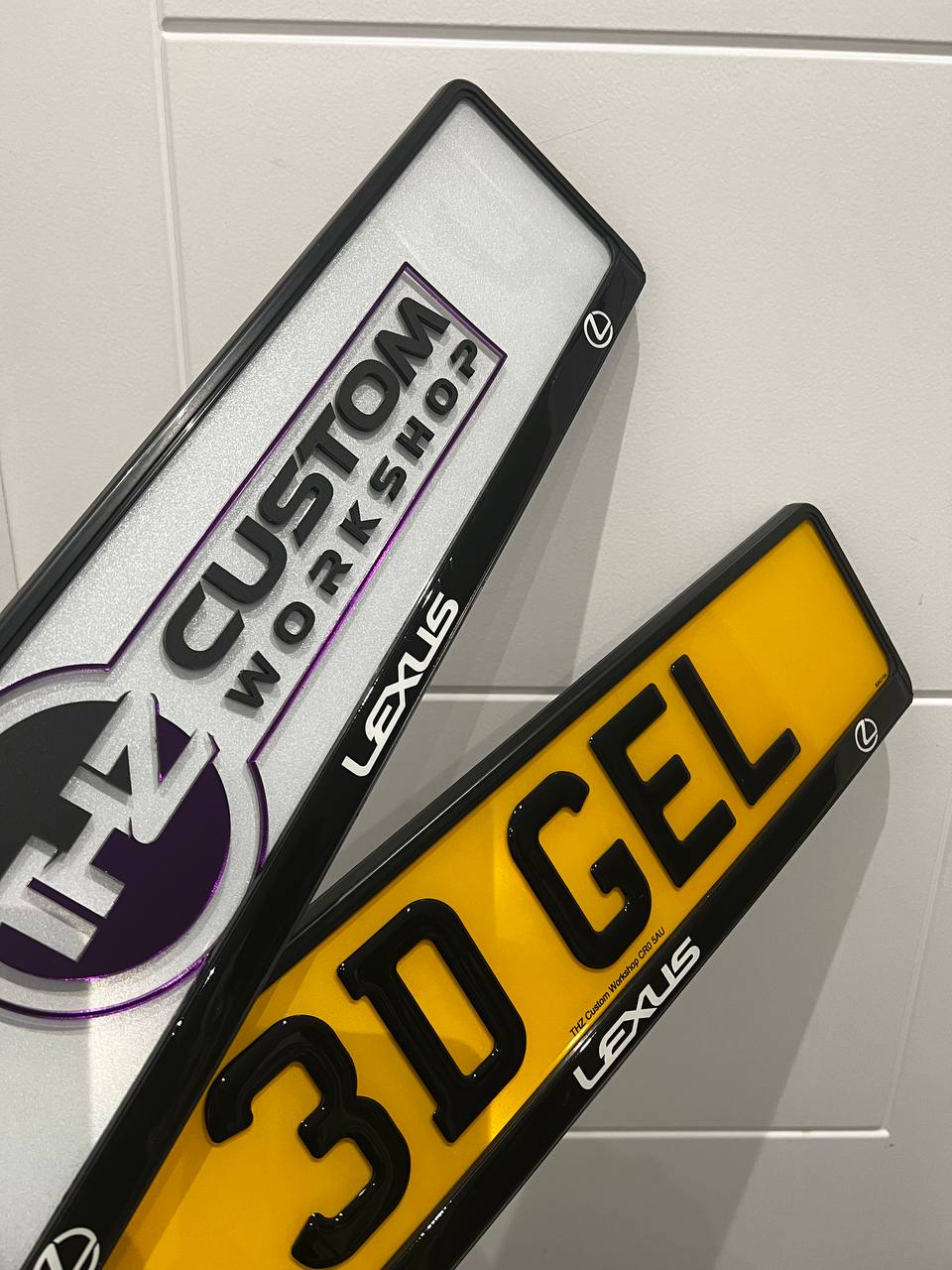 Lexus Plate Holder Set