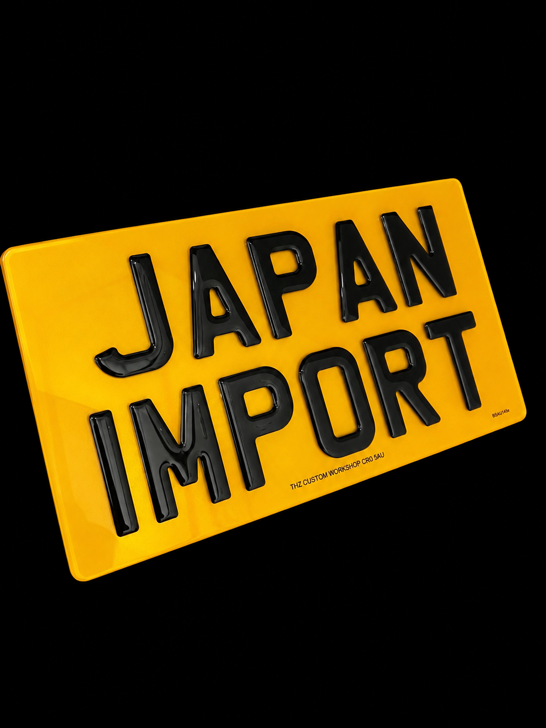 3D Gel Import Number Plates For JDM Vehicles