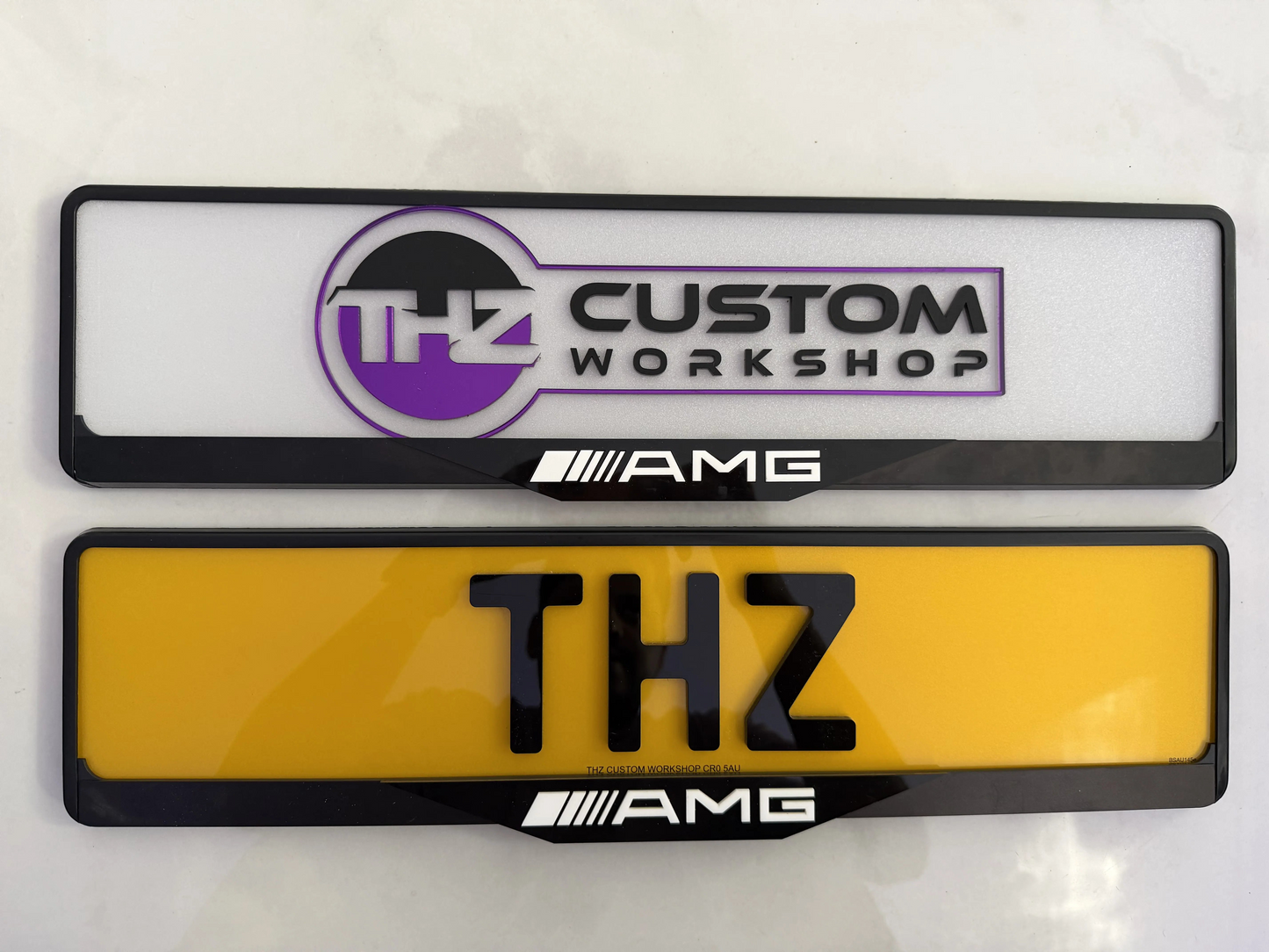 Mercedes AMG Signature Plateholder Set