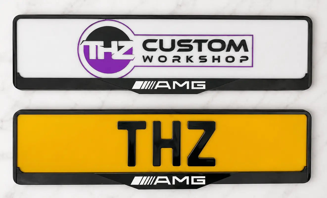 Mercedes AMG Signature Plateholder Set