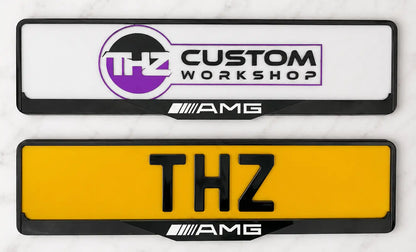 Mercedes AMG Signature Plateholder Set