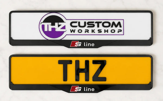 Audi S-Line Signature Plateholder Set