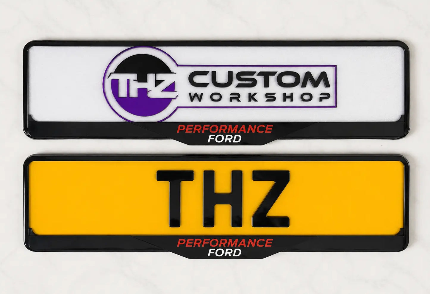 Ford Performance Signature Plateholder Set