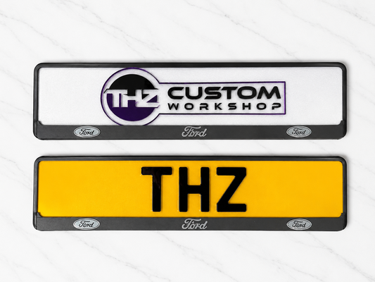 Ford 3D Plate Holder Set