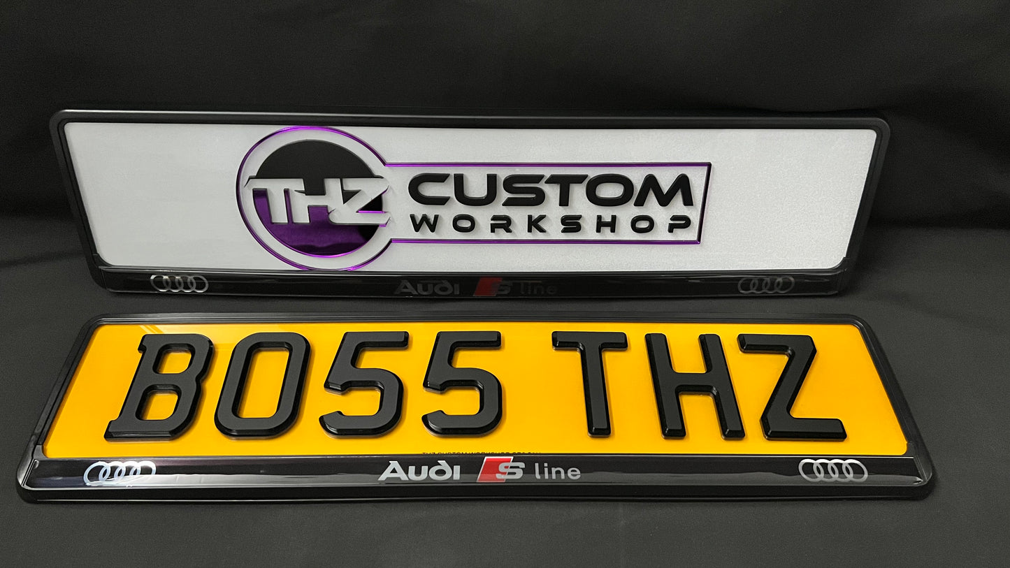 Number Plate Holder Set - Selector
