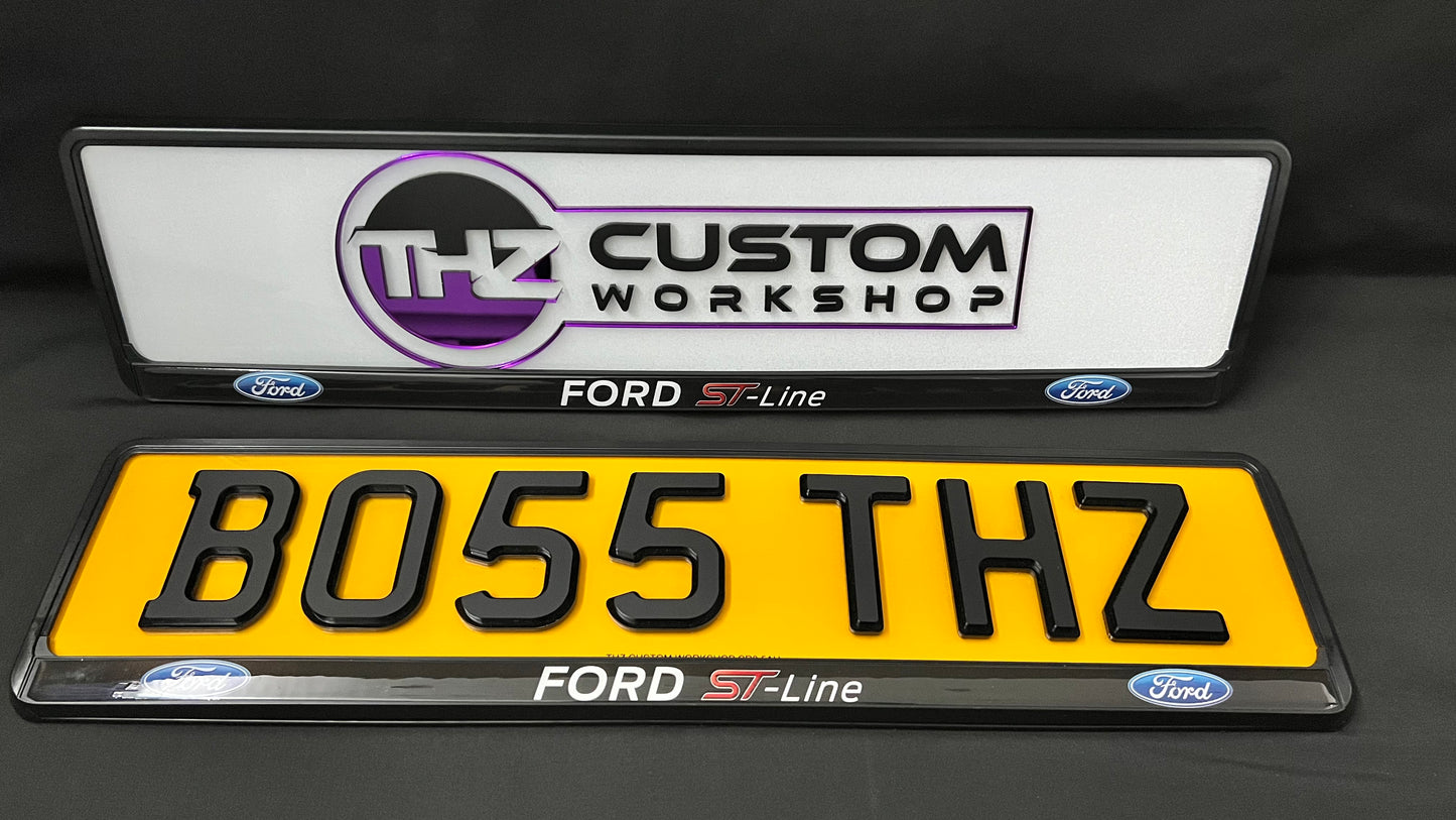 Number Plate Holder Set - Selector