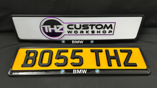 BMW Plate Holder Set