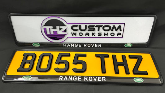 Range Rover Plate Holder Set