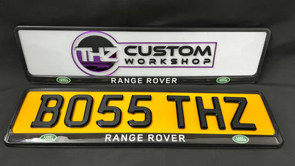 Range Rover Plate Holder Set