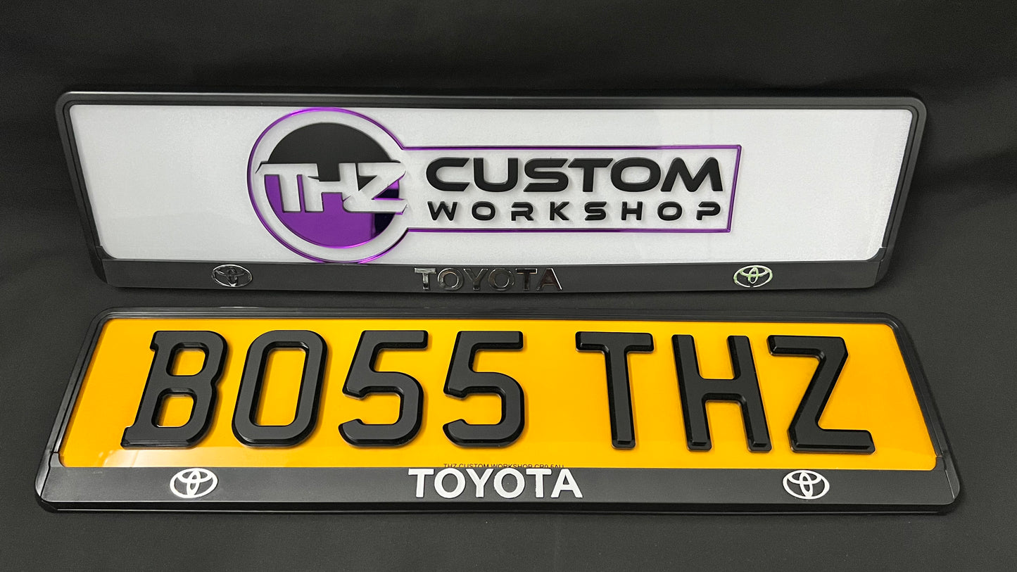 Number Plate Holder Set - Selector