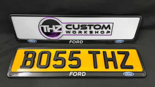 Ford Number Plate Holder Set