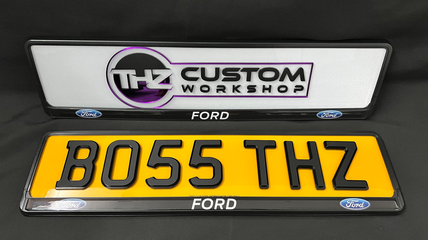 Number Plate Holder Set - Selector