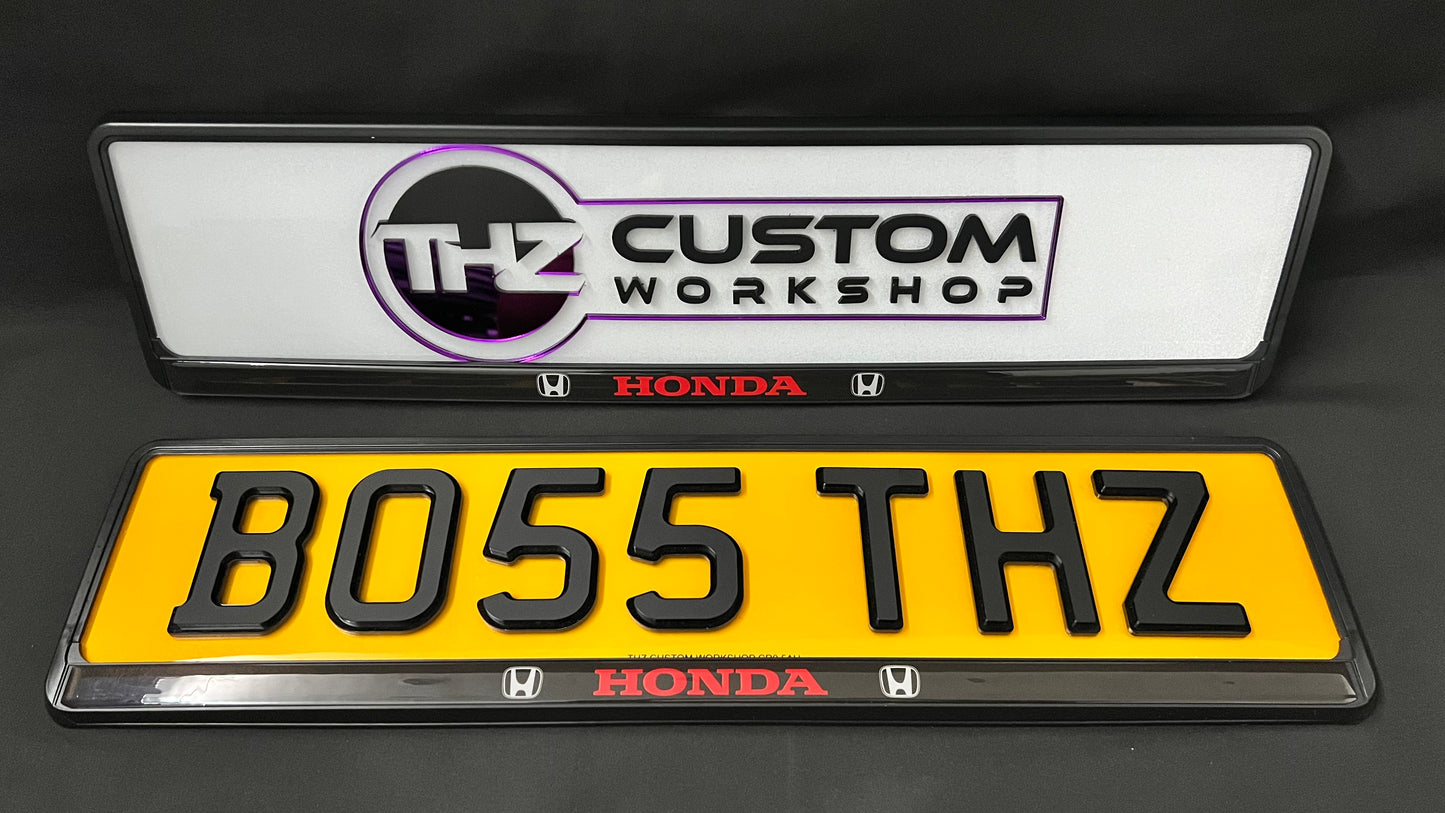 Number Plate Holder Set - Selector