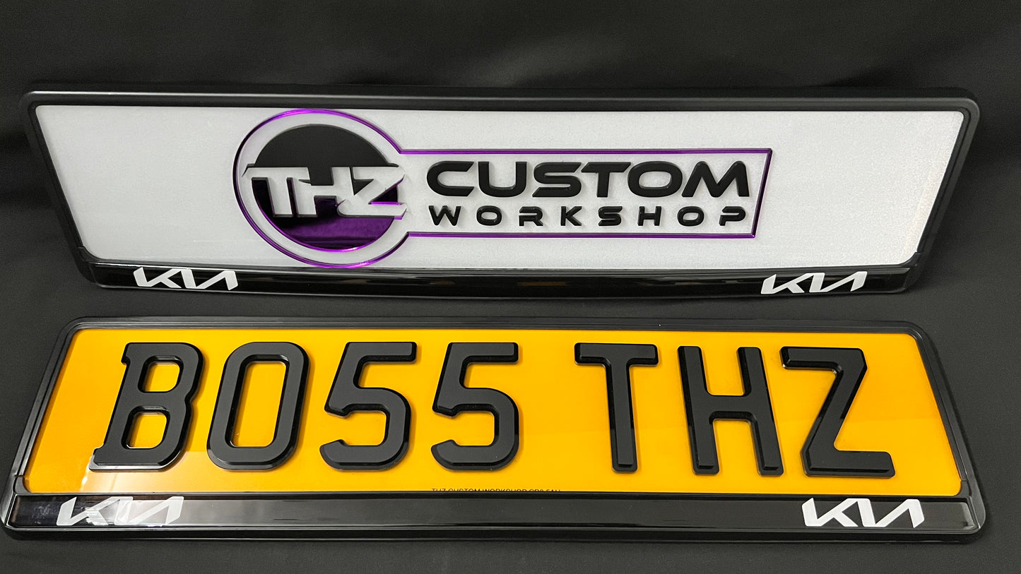 Number Plate Holder Set - Selector