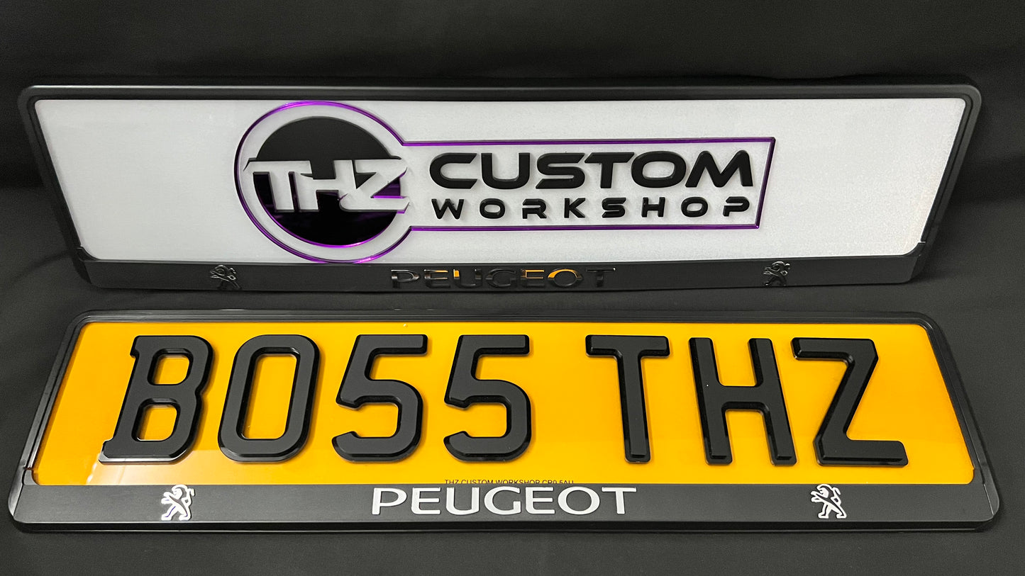 Number Plate Holder Set - Selector