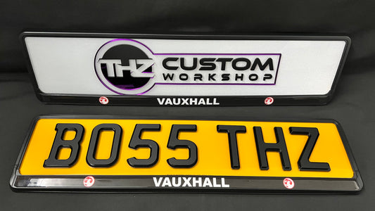 Vauxhall Plate Holder Set