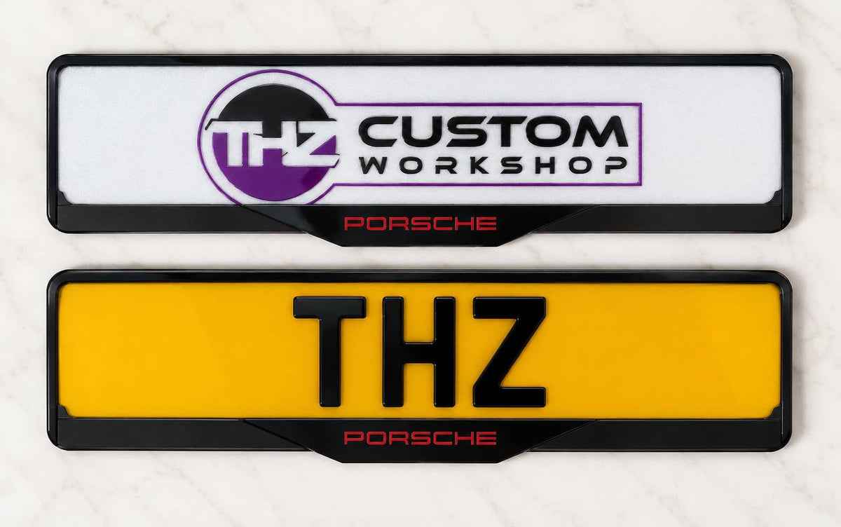 Porsche Signature Plateholder Set
