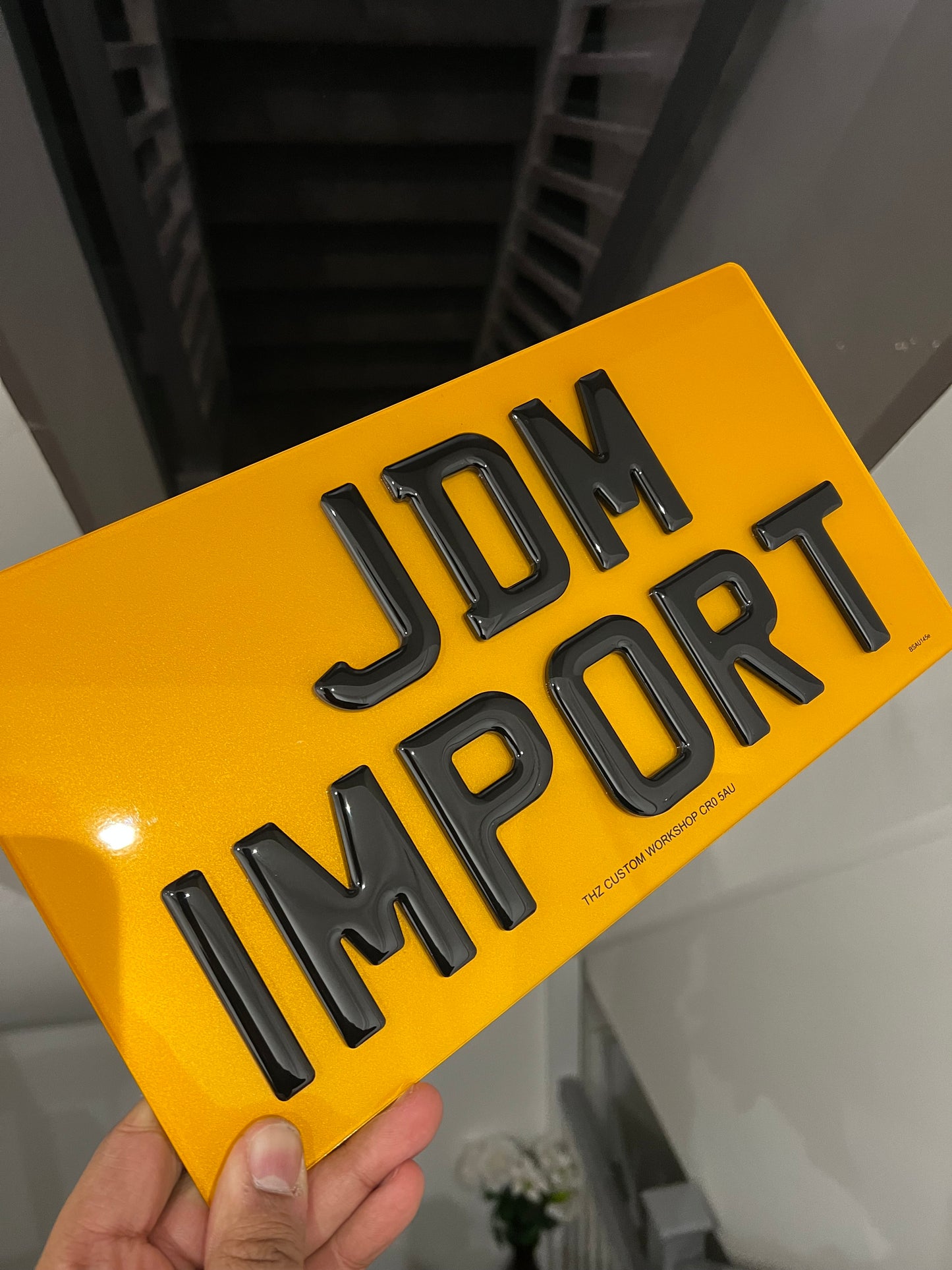 4D Gel 5MM Import Number Plates For JDM Vehicles