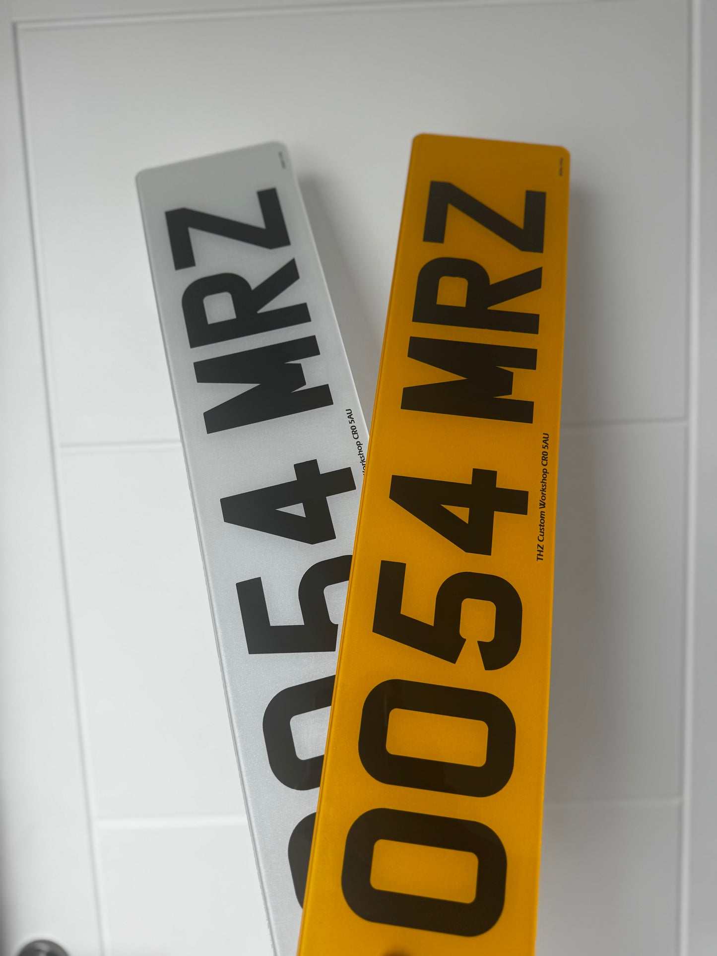 2D Printed Number Plates