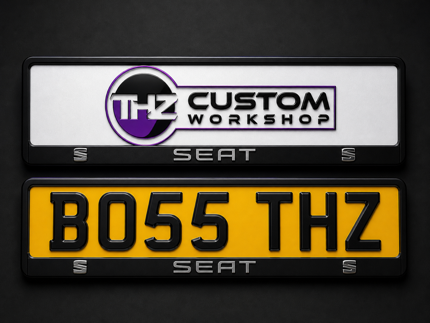 Seat 3D Plate Holder Set