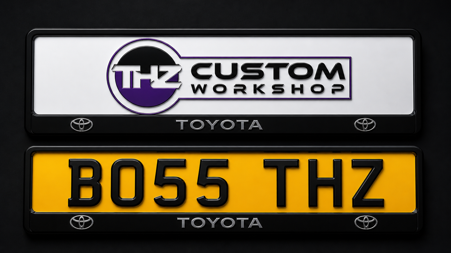 Toyota 3D Plate Holder Set