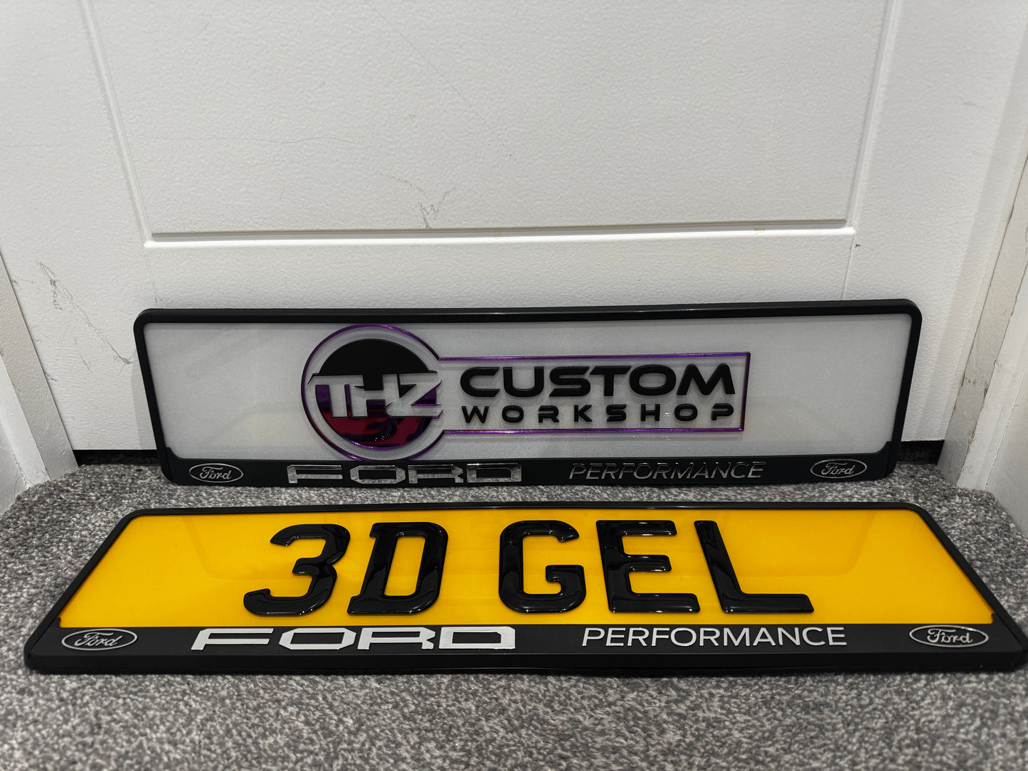 Number Plate Holder Set - Selector