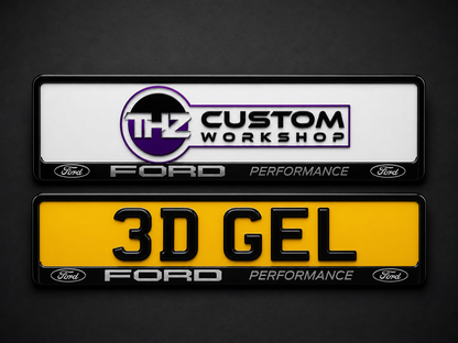 Ford Performance 3D Plate Holder Set