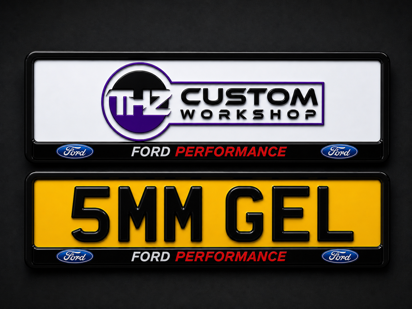 Ford Performance Plate Holder Set
