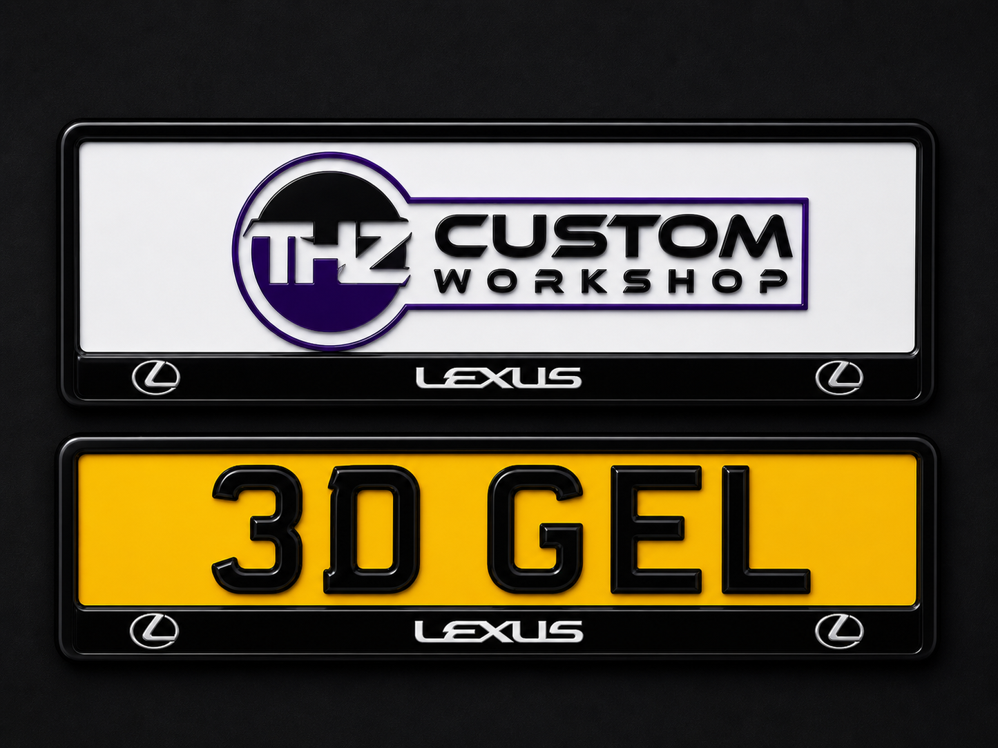 Lexus Plate Holder Set