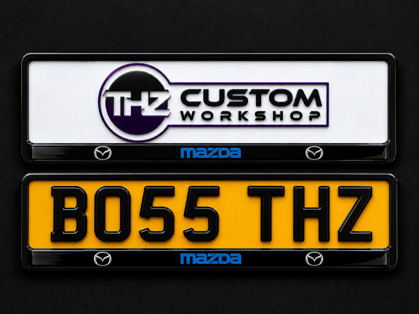 Mazda Plate Holder Set