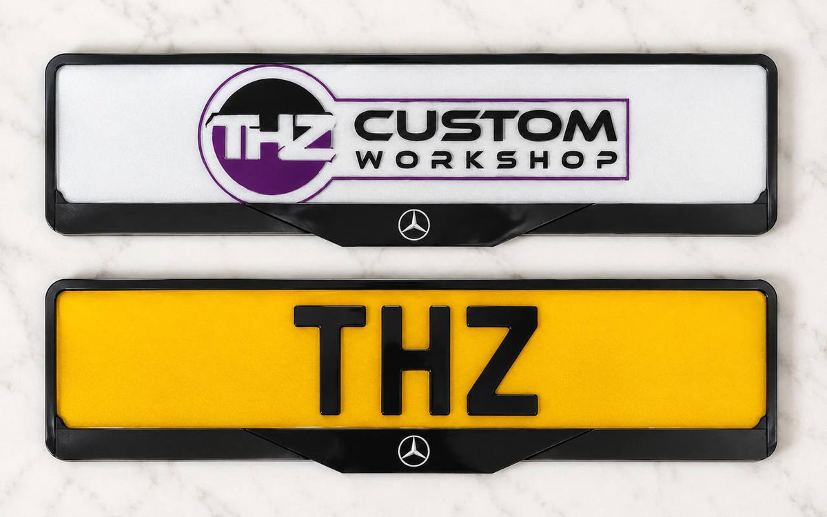 Mercedes Signature Plateholder Set