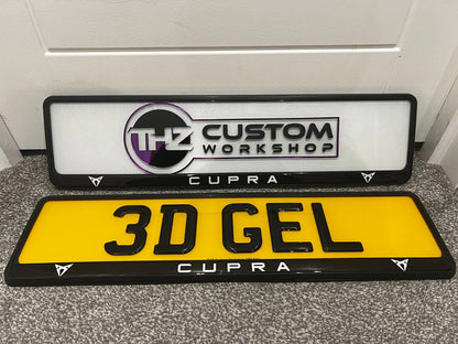 Cupra Plate Holder Set