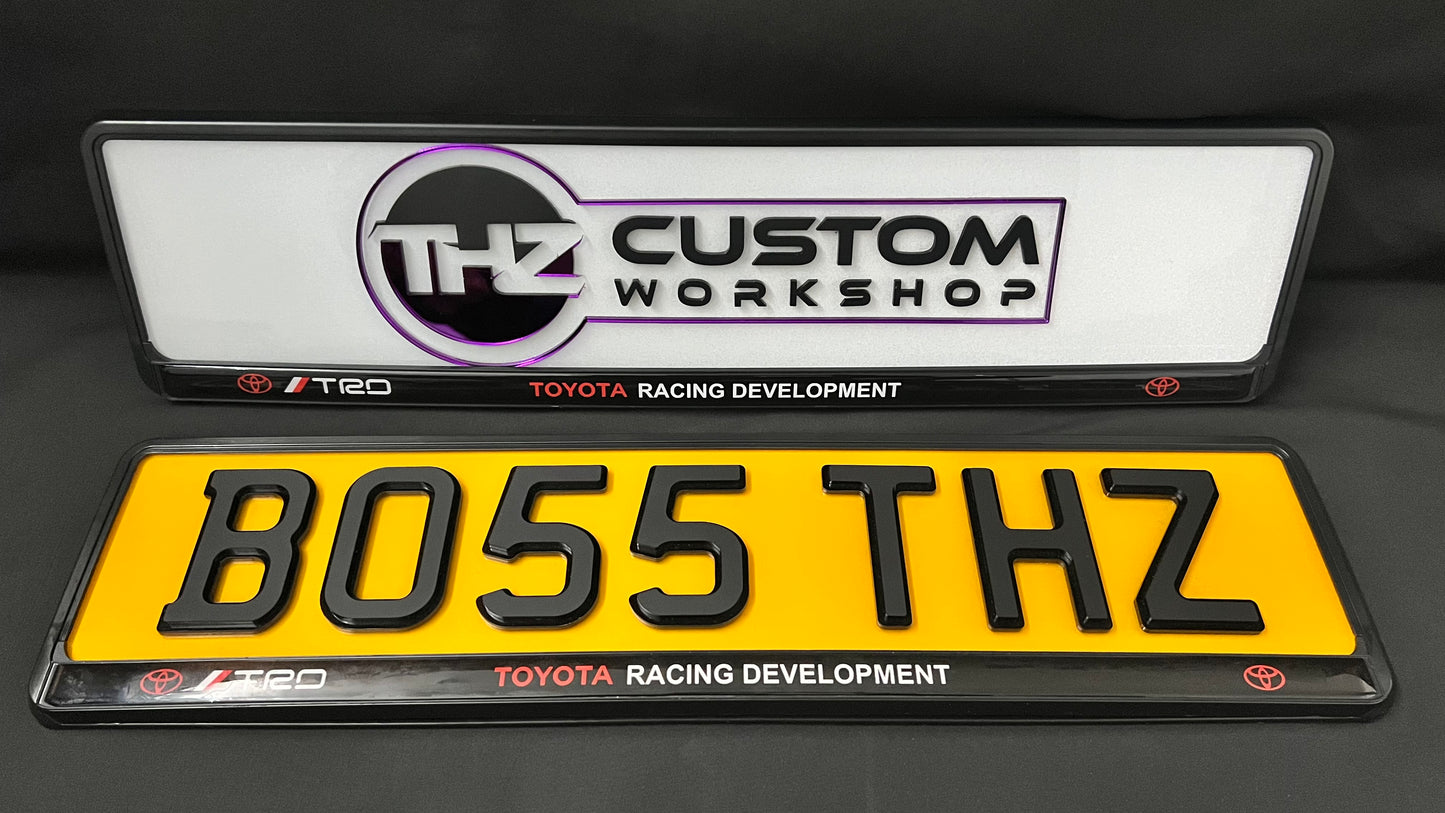 Number Plate Holder Set - Selector